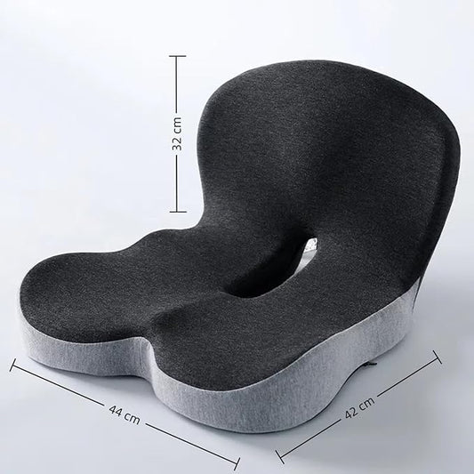 Orthopädisches Sitzkissen mit Rückenlehne